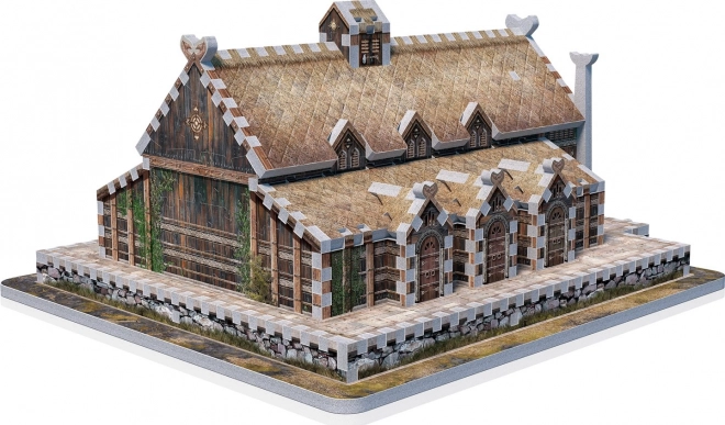 3D puzzle Edoras arany csarnoka a Gyűrűk Urából, 445 darab