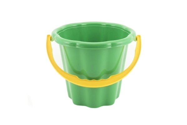 Műanyag homokvödör 19cm vegyes 4 szín 12h+
