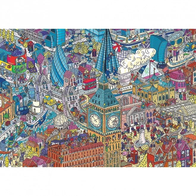 TREFL Eye-Spy időutazás: London 1000 darabos puzzle