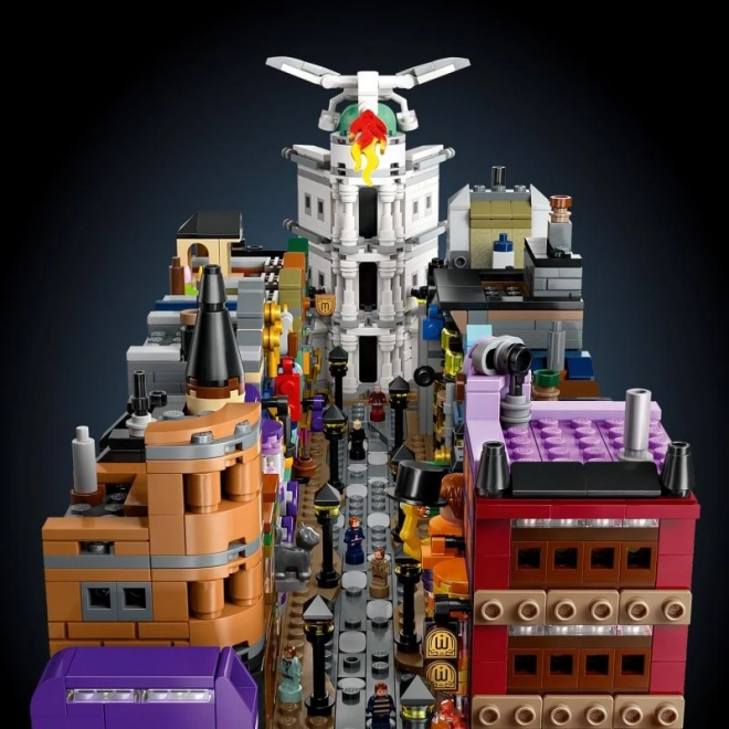 LEGO Harry Potter Varázsló Boltok Miniatűr Modellje a Zsebpiszok Közben