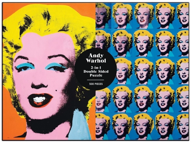 Andy Warhol Marilyn 500 darabos kétoldalas puzzle