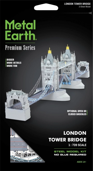 Fém Föld 3D puzzle prémium széria: Tower Bridge