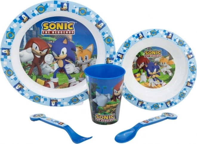 Sonic gyerek étkészlet 5 az 1-ben