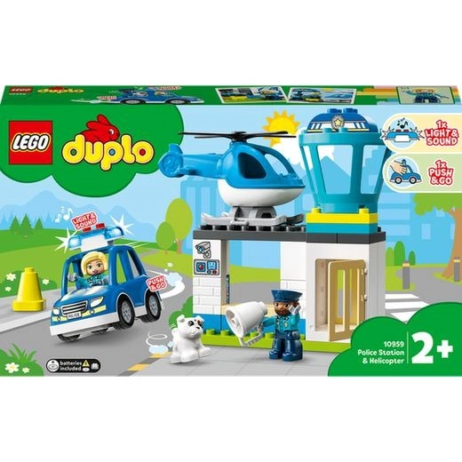 Lego Duplo rendőrörs és helikopter