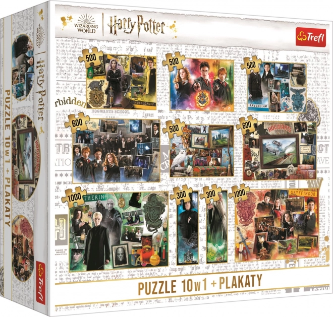 Harry Potter puzzle szett 10 az 1-ben