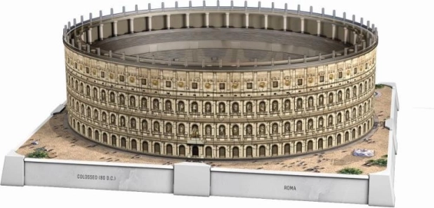 Iconics Colosseum éjszakai kiadás építőkészlet LED világítással