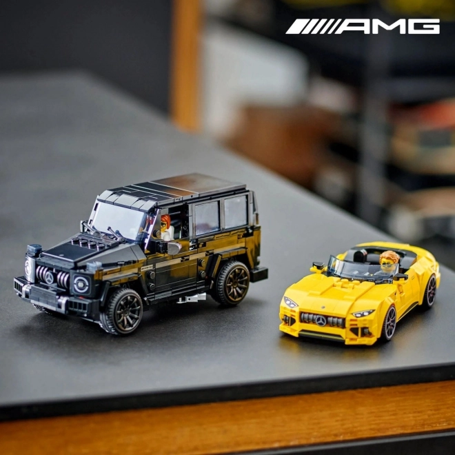 speed champions mercedes-amg dupla építőjáték készlet