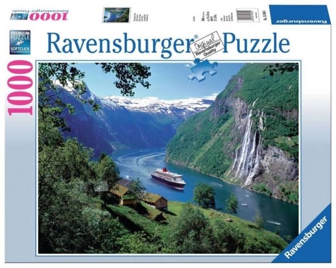 Ravensburger norvég fjord 1000 darabos puzzle