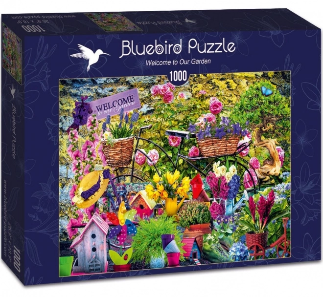 Bluebird puzzle Kertünk üdvözlete 1000 darabos