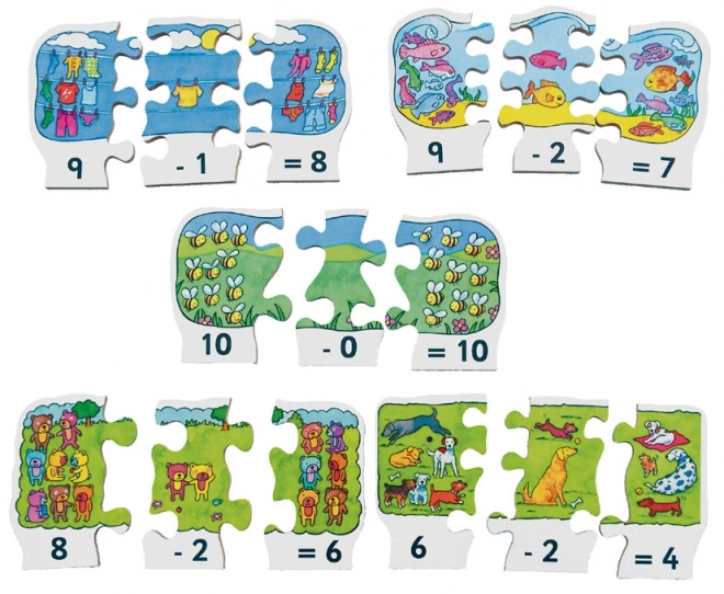 Just Jigsaws fa puzzle - Kivonás oktató játék