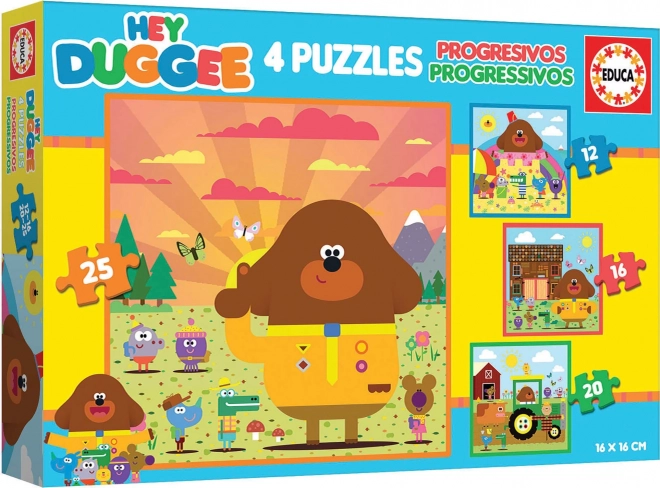 Educa Hey Duggee 4 az 1-ben puzzle