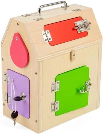 Bigjigs Toys Activity board Gyermekek házikója