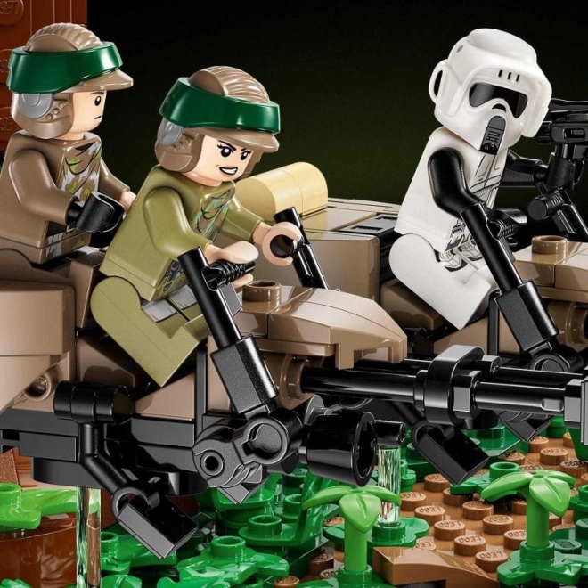 LEGO Star Wars dioráma: üldözés Endor erdeiben