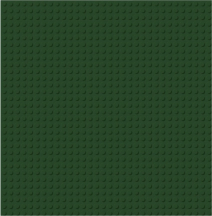 Brixies Plus Alaplap építéshez sötétzöld 25,5 x 25,5 cm