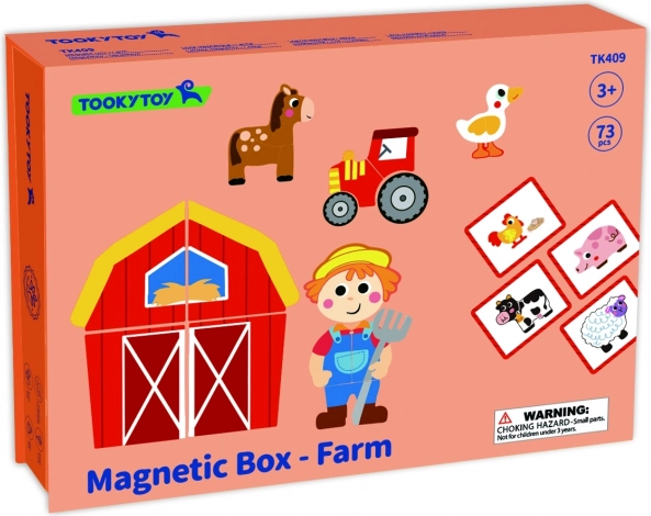 Tooky Toy Mágneses Puzzle Farm