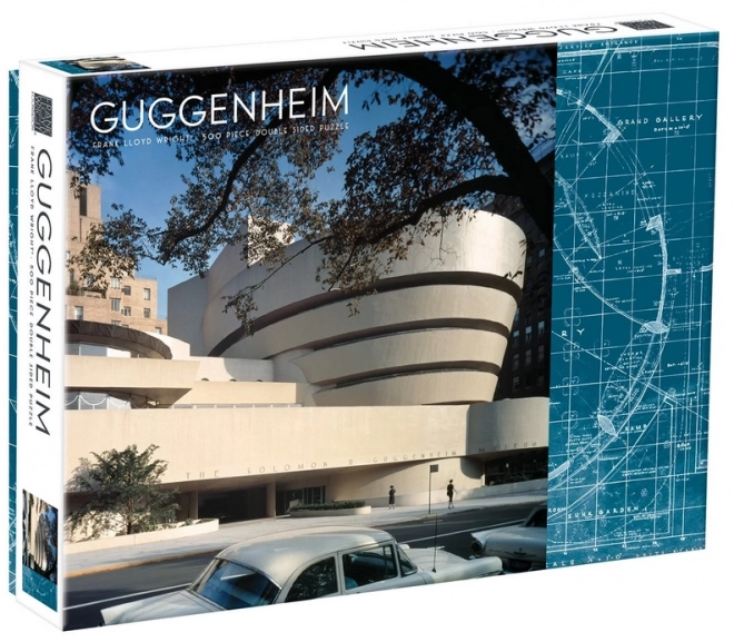 Kétszínű puzzle - Frank Lloyd Wright Guggenheim 500 darabos