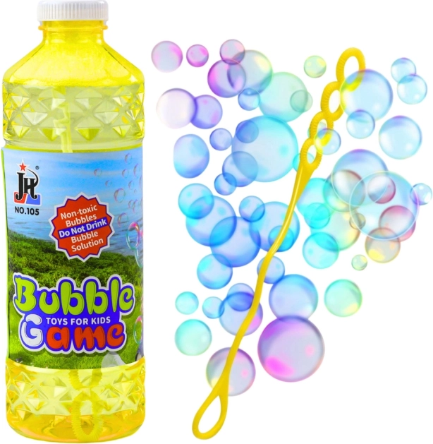 Nagy buborékfújó oldat pálcával, 1 l