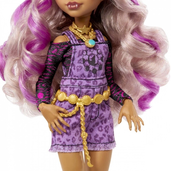 Szörnyen divatos Clawdeen baba