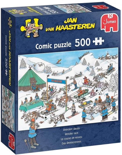 Jumbo verseny a rénszarvasokkal puzzle 500 darabos