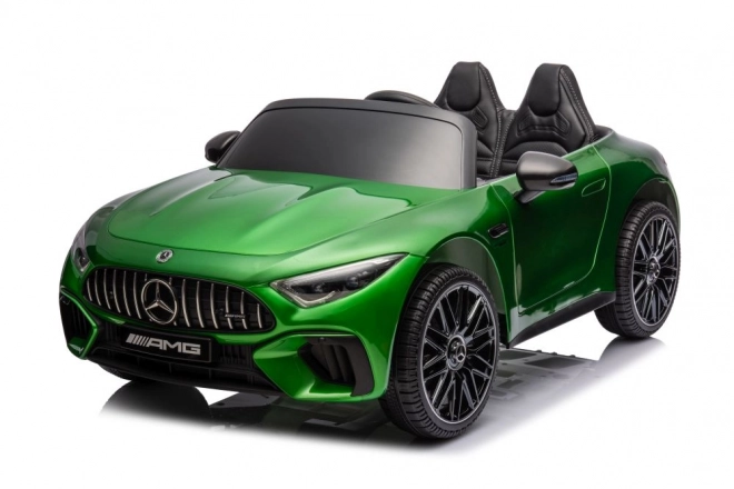 Mercedes AMG SL63 zöld elektromos gyerekautó