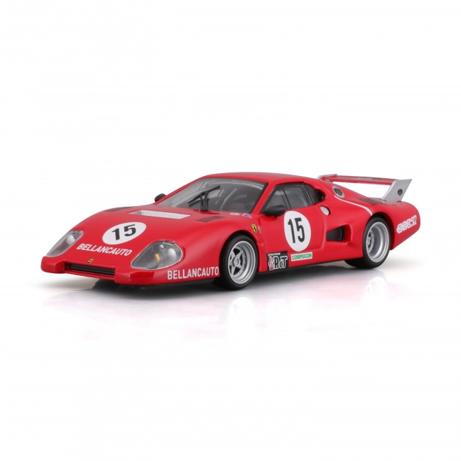 Bburago Ferrari Racing 512 BB II Serie 1981 fém autómodell 1:43