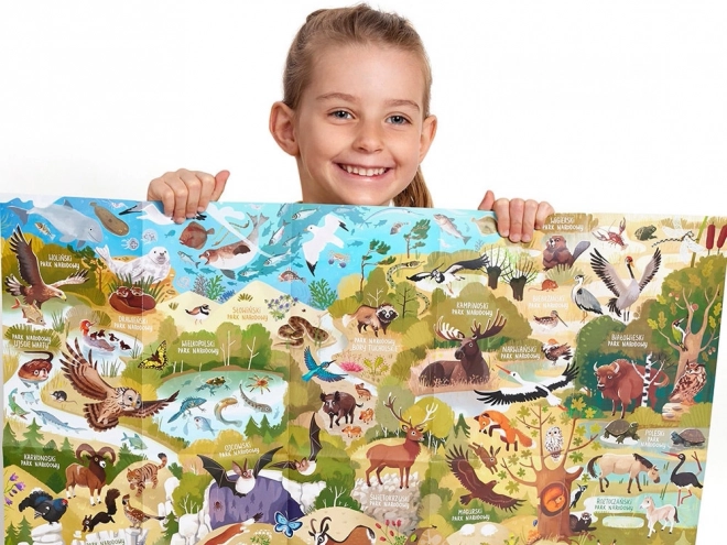 CzuCzu dzikie puzzle nemzeti parkok 6 éves kortól