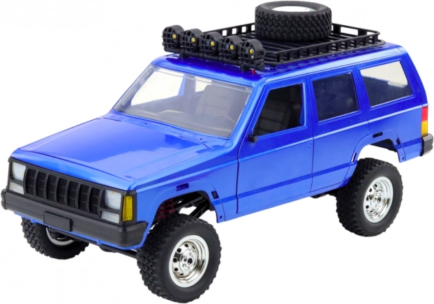 RC versenyautó 4x4 MN78 kék 1:12