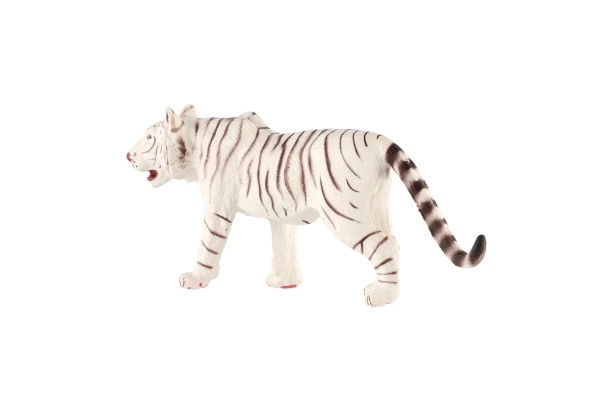 Fehér indiai tigris figura 14cm műanyag