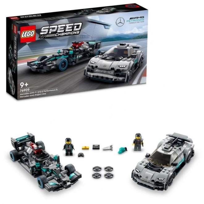 Lego Speed Champions mercedes-amg f1 w12 e performance és mercedes-amg one