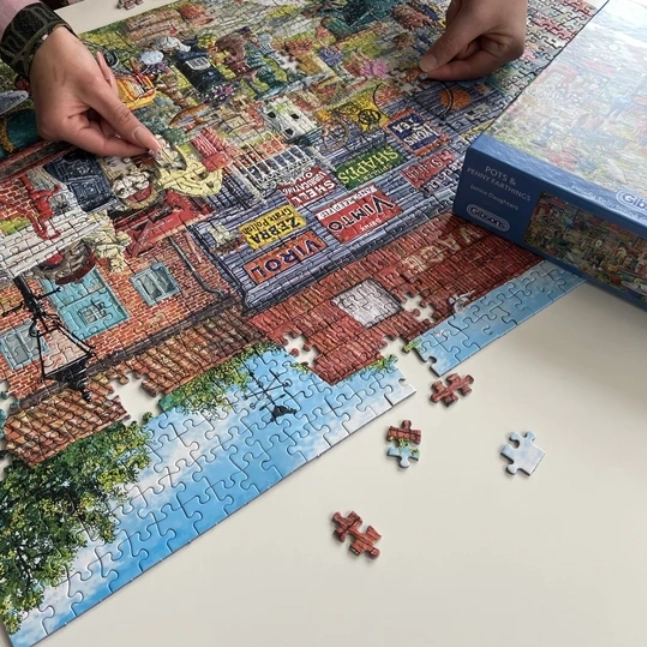 Puzzles - Kincsek a udvarban, 1000 darabos