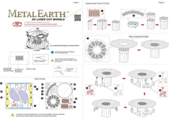 Metal Earth 3D puzzle Körhinta