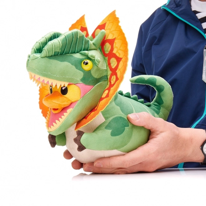 Plüss dinoszaurusz Dilophosaurus a Jurassic Parkból