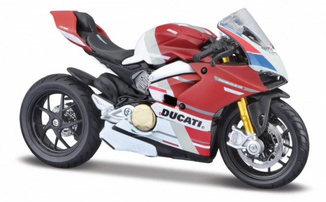 Fém Ducati Panigale V4 Corse 1/18 modellalállványon