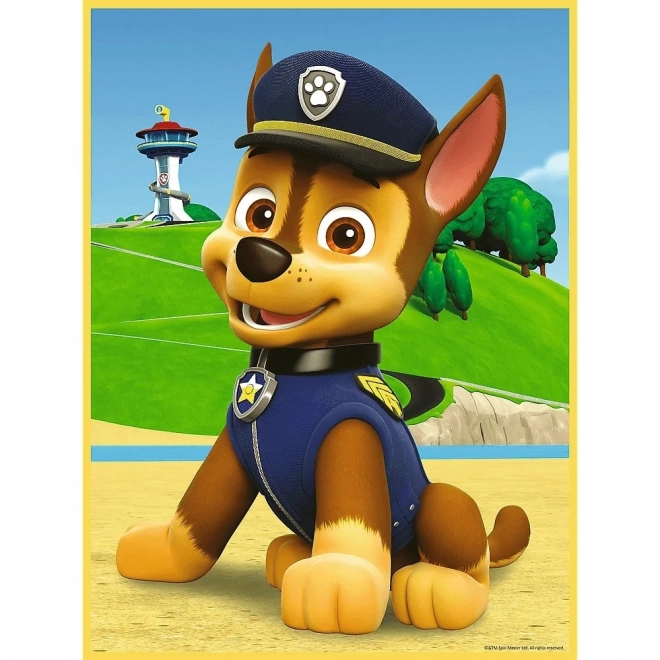 Paw Patrol kétszeres maxi puzzle - Chase, Marshal és Sky