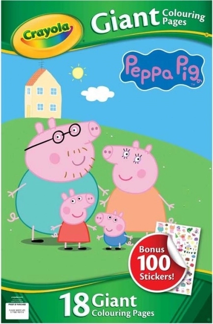 Crayola Mega Kifestő Peppa Malac