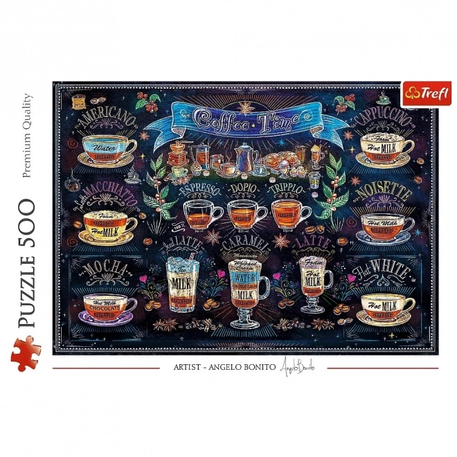 Trefl: Kávéidő 500 darabos puzzle