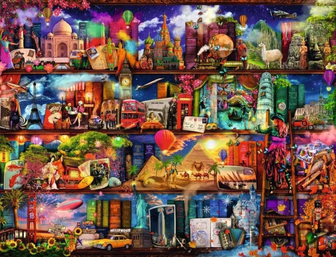 Világ könyvei 2000 darabos puzzle - RAVENSBURGER