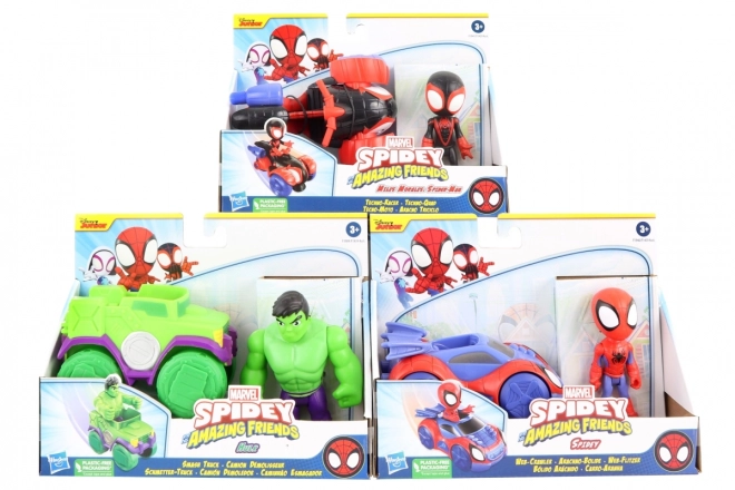 Spider-Man jármű és figura készlet