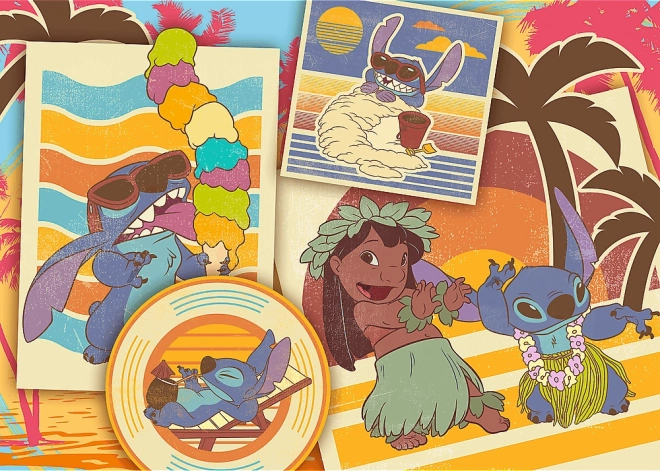 Lilo és Stitch zenei világ 200 darabos puzzle