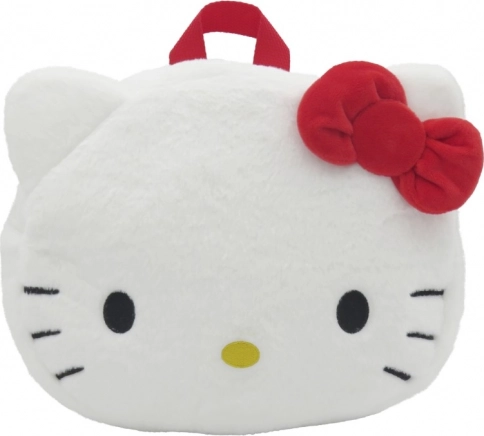 Hello Kitty plüss hátizsák arc