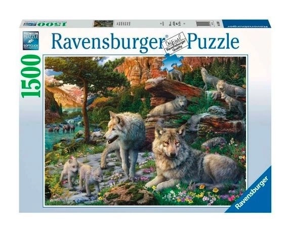 Ravensburger tavaszi farkasok puzzle 1500 darab