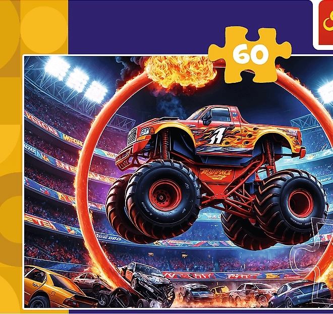 Puzzle Monster Truck 60 darabos