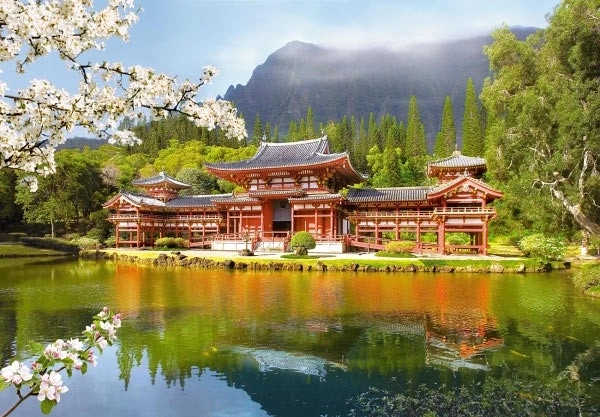 1000 darabos puzzle. A régi Byodoin templom replikája
