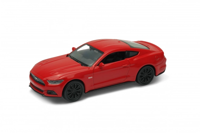 Welly - Ford Mustang GT 2015 modell autó piros 1:34 méretben