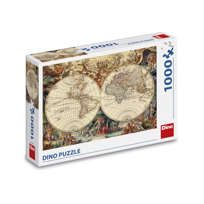 Dino puzzle - történelmi térkép 1000 darab