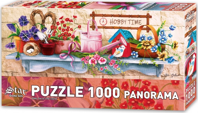 Csillagos panorámás puzzle - Hobbiidő 1000 darabos