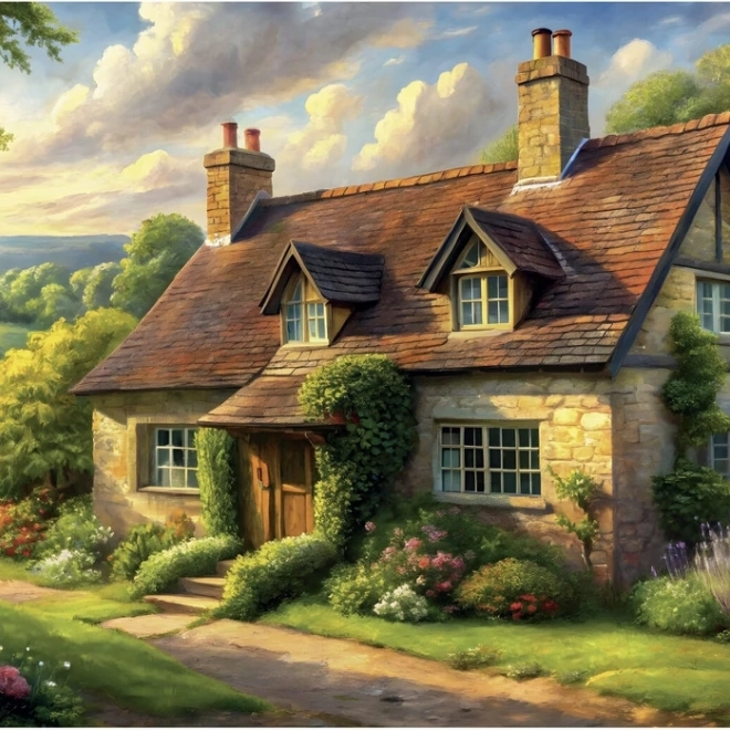 Puzzle Angol vidék 1000 darabos