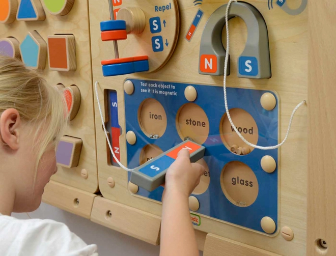 Masterkidz mágnesesség felfedezése - Montessori oktatási fali tábla