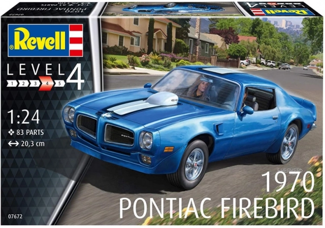 Pontiac Firebird 1970 műanyag modell