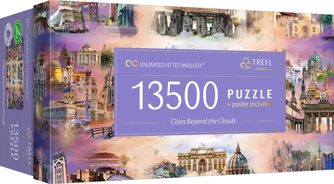 Trefli Városok a felhők felett puzzle 13500 darabos